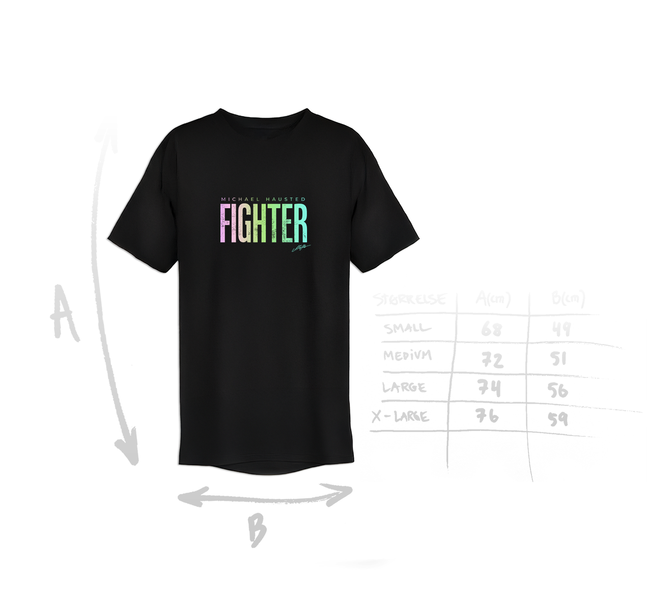 FIGHTER T-SHIRT - (Voksen)