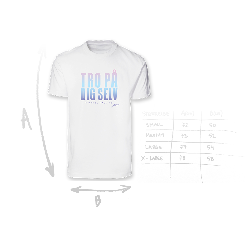 TRO PÅ DIG SELV T-SHIRT (voksne)
