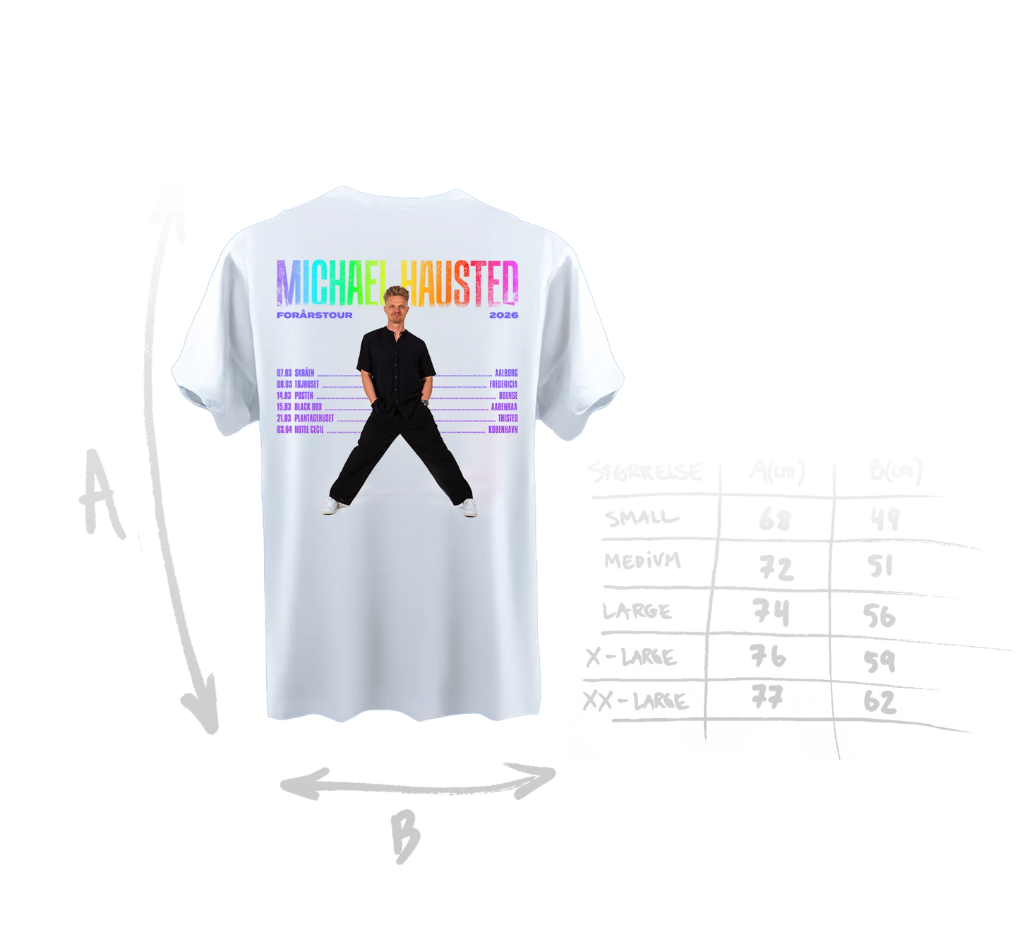 FORÅRSTOUR T-SHIRT - (Voksen)