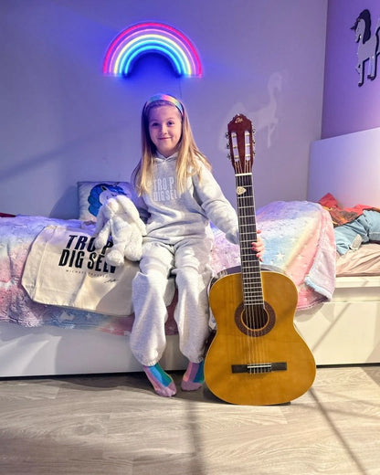 TRO PÅ DIG SELV - GRÅ HOODIE (Børn)