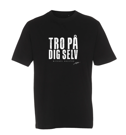 SORT TRO PÅ DIG SELV T-SHIRT - (Børn)