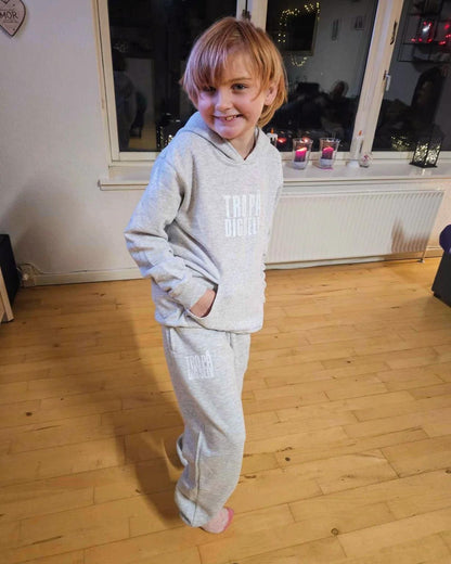 TRO PÅ DIG SELV - GRÅ HOODIE (Børn)