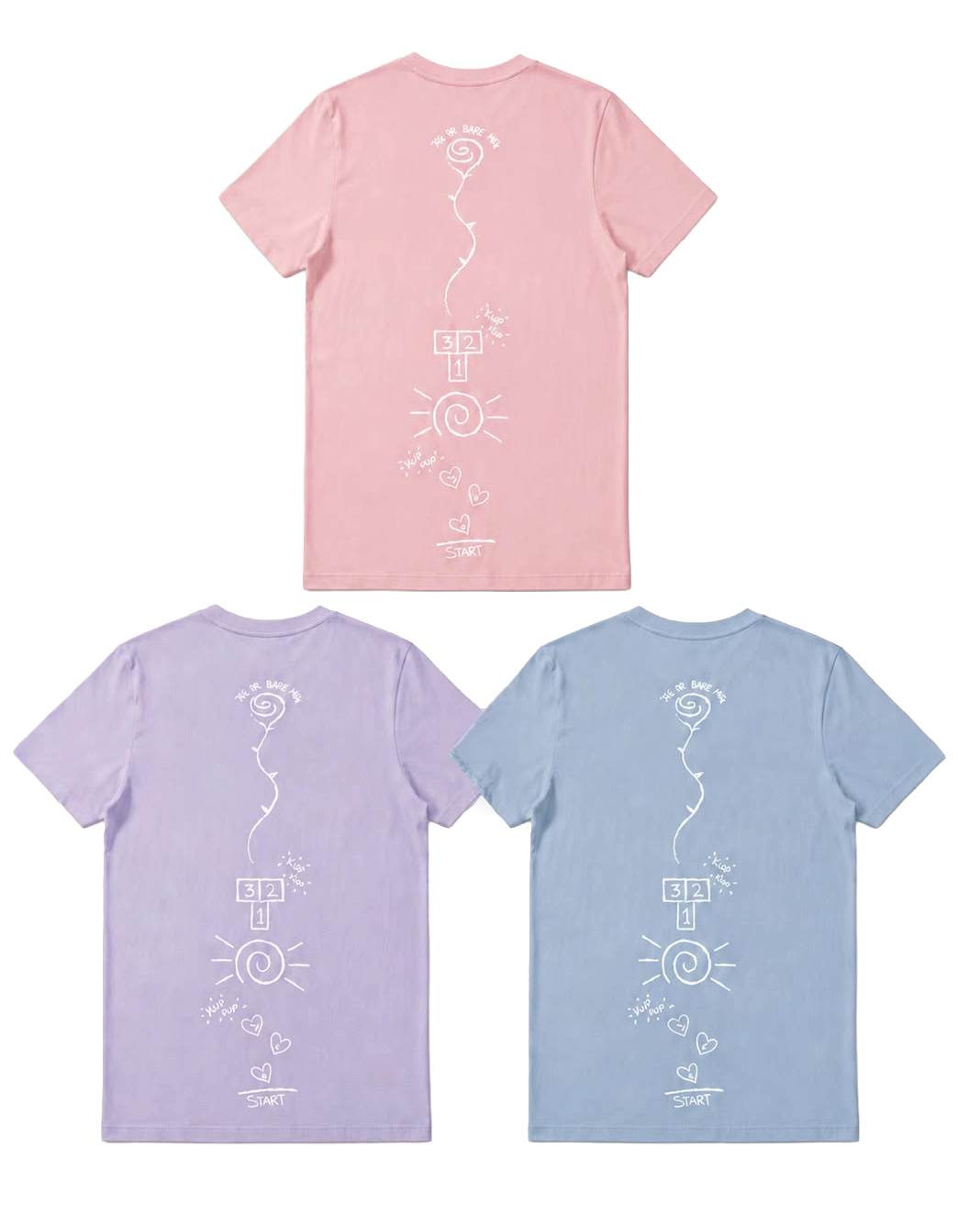 JEG ER BARE MIG T-SHIRT 💜🩵🩷
